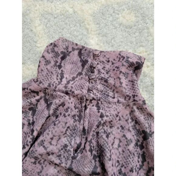 CINQ A SEPT Python Turtleneck In Sea Fog L - Picture 11 of 12